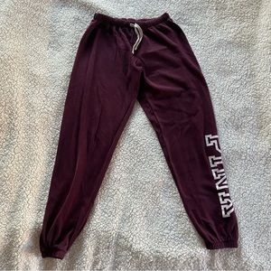 PINK by victoria’s secret burgundy sweatpants